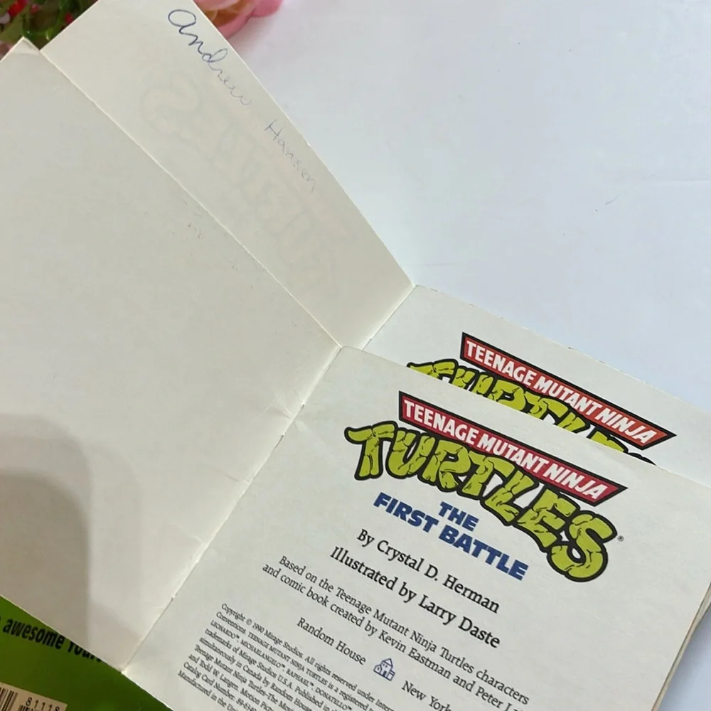Teenage Mutant Ninja Turtles Book Set The First Battle TMNT the final